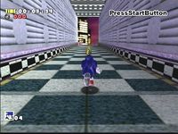 une photo d'Ã©cran de Sonic Adventure sur Sega Dreamcast